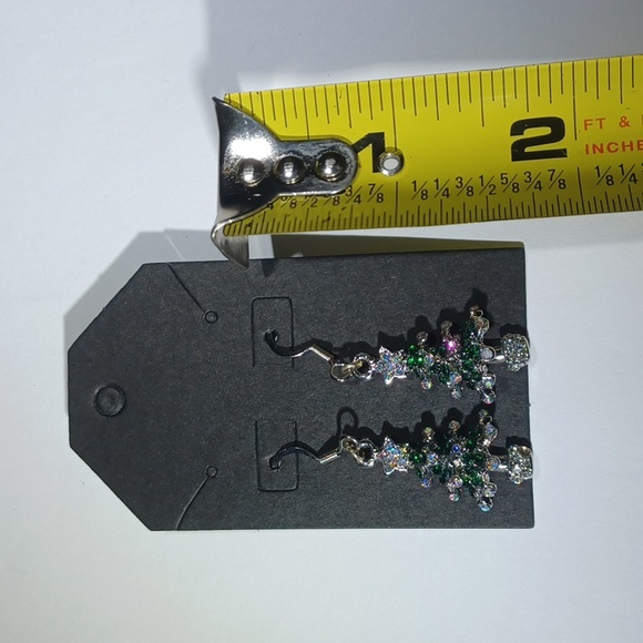 Christmas Tree Earrings Handmade Host Pick - Picture 2 of 4